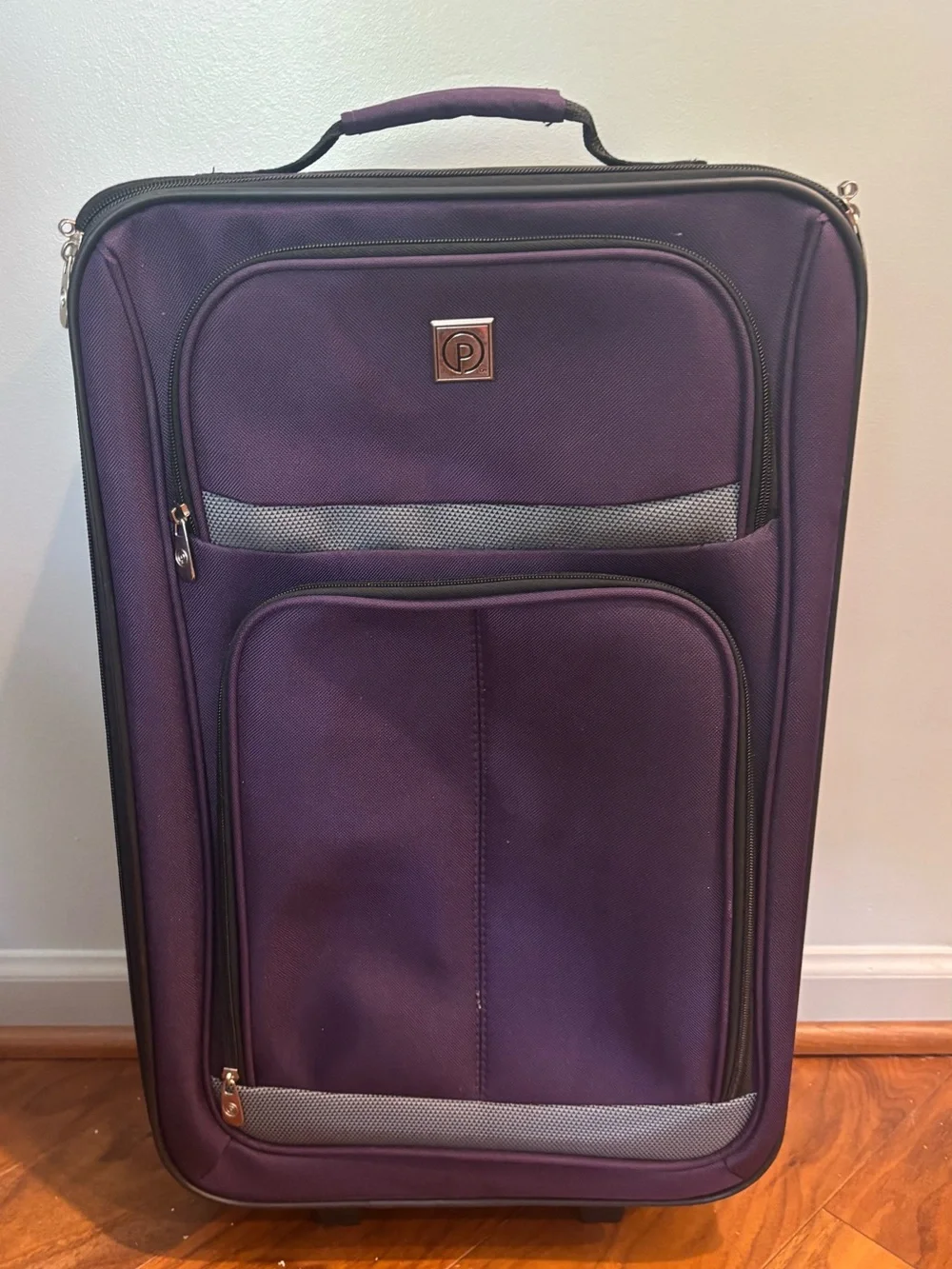 Purple Rolling Duffel Carry-On Bag